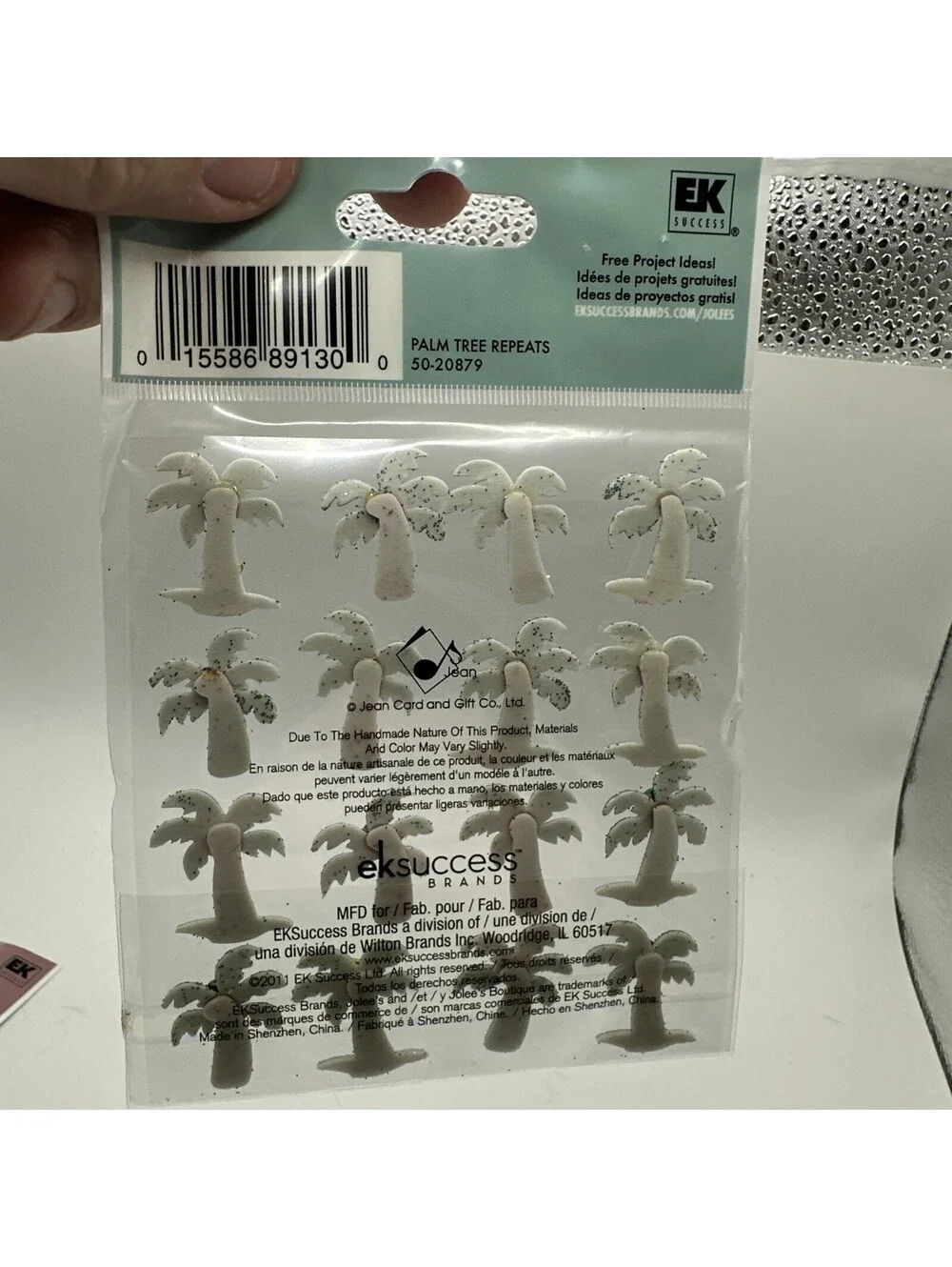 Florida Palm Tree Flamingo Jolee's Boutique Dimensional Stickers Lot Of 3 New